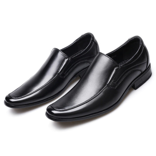 Men's Square-Toe Small Leather Shoes