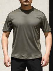 Men's moisture-absorbent and breathable sports T-shirt outdoor quick-drying training clothes