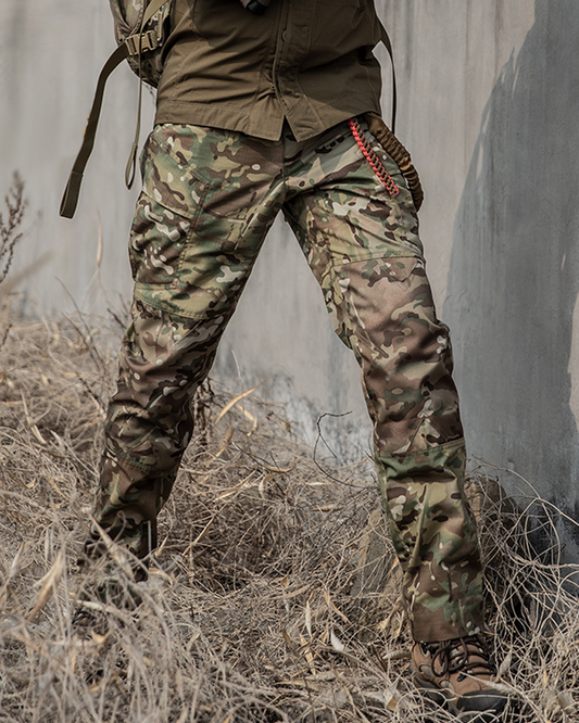 Slim fit waterproof camouflage training pants outdoor cargo pant