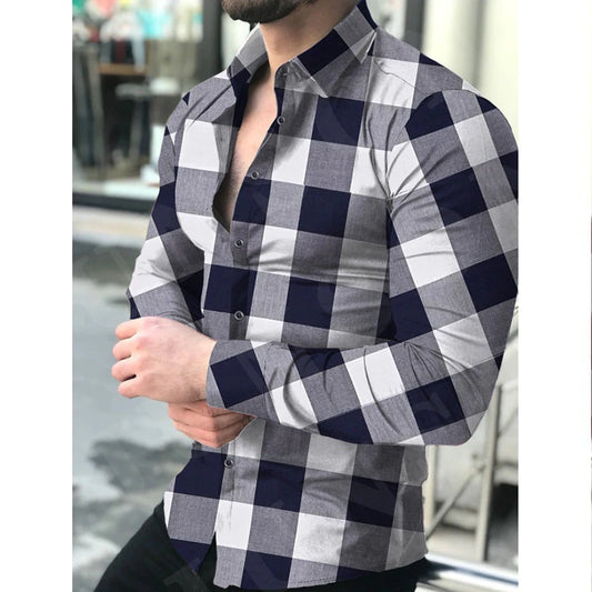 Fitting Casual Vintage Printed Shirt