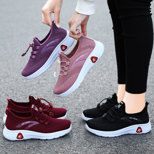 Women Sneakers Fashion Casual Shoes Woman Comfortable Breathable Flats Female Platform Sport Running Footwear