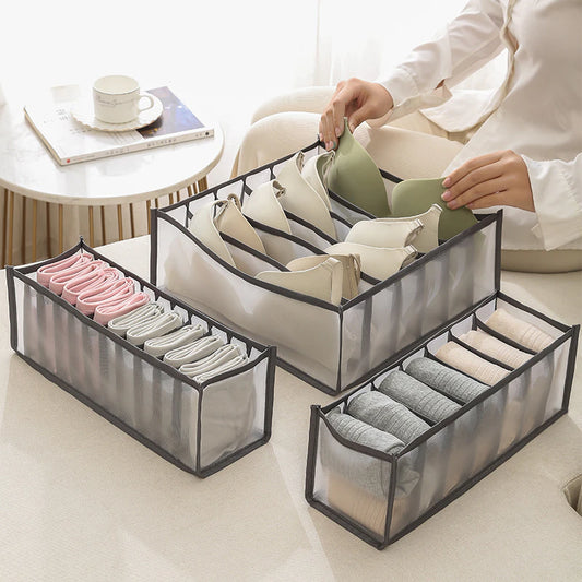 1PC Drawer Organizer Storage Box Foldable Closet Organizers Drawer Divider Storage Boxes for Underpants Socks
