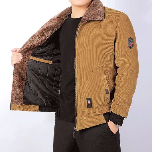 Men's Cotton and Down Jacket
