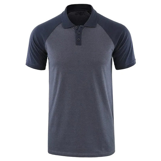 Men's Polo Shirt Summer Casual T Shirt All-fitting Loose Lapel Thin Fashion Short Sleeve