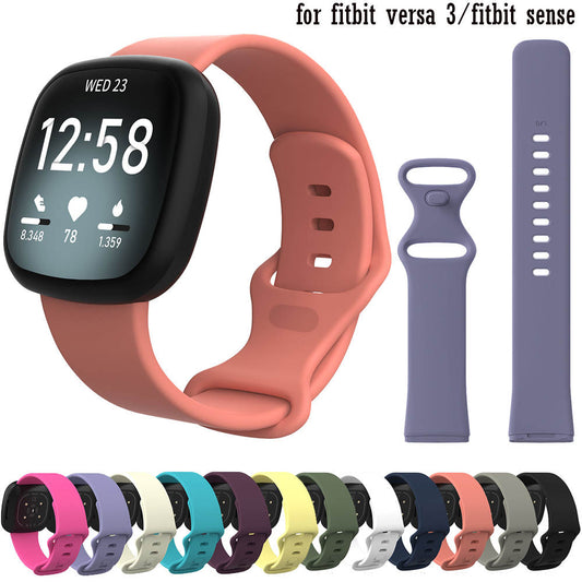 Colorful Silicone Wrist Band for Fitbit Versa 3 and Sense