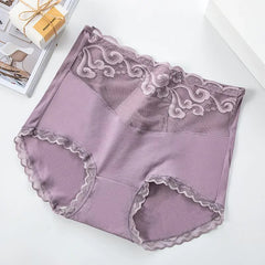 Women's Sexy Lace Underwear Slim-fit Seamless Waist Cincher Breathable Briefs
