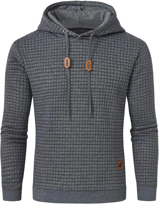 Men's Cotton Polyester Long Sleeve Hooded Sweatshirt