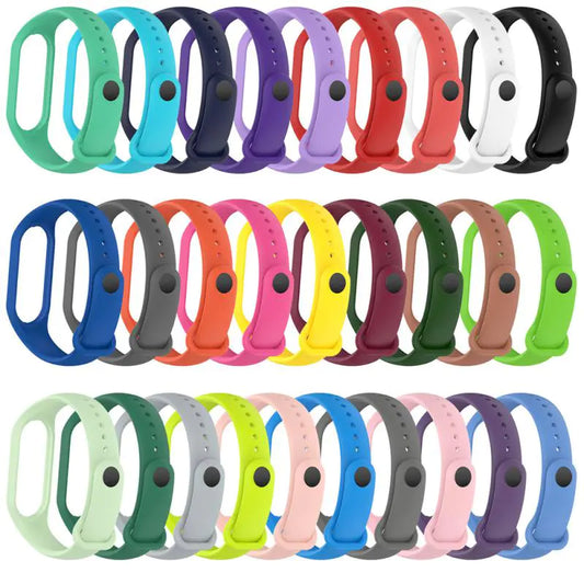 Soft Band Bracelet For Xiaomi Mi Band 7 Silicone Strap for MiBand 7 Bracelet Wrist Strap Miband 5 Wriststrap For Mi Band