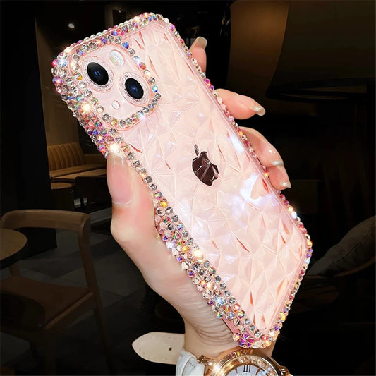 Luxury Diamond Glitter Transparent Soft Phone Case for iPhone