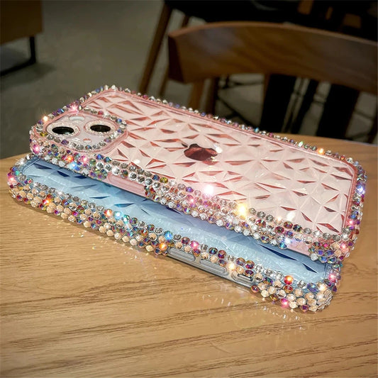 Luxury Diamond Glitter Transparent Soft Phone Case for iPhone