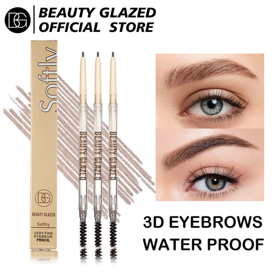 Double-ended Rotating Eyebrow Pencil Happy Planet Mood Institute Very Fine Sweatproof Fine Eyebrow Pencil.