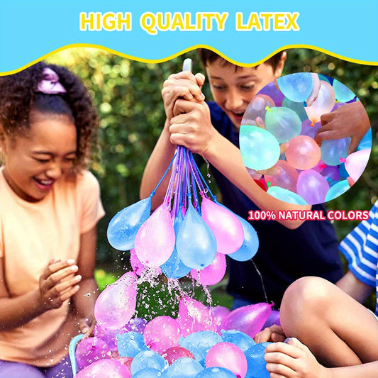 Quick Filling Balloons For Parties, Self Sealing Water Balloons For Outdoor Activities, Happy Water Bombs For Kids, Water Fight Games, Water Park, Pool Beach Party, Summer Party