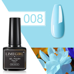 Limegirl 80 kolorów żel lakier do paznokci Zestaw manicure UV LED Poly Malarstwo żelowe gwoździe