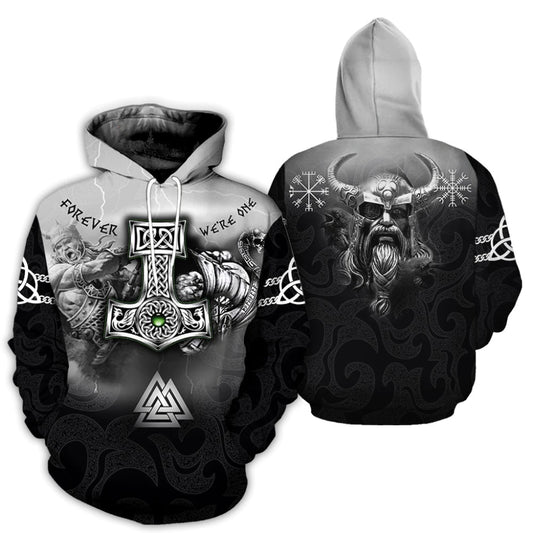 Fashion Men hoodies Viking Tattoo 3D Printed Unisex Hoodie streetwear Casual Hooded Sweatshirt Sportswear.