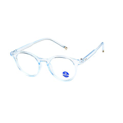 Kleiner Rahmen literarische Brille Rahmen Vintage Round Brillen Frames Anti-Blau-leichte flache Linse