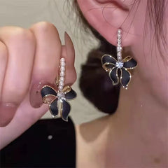 Fashion Jewelry Hypoallergenic Stainless Steel Earrings Female Long Tassel Earrings Wild Temperament Sweet Earrings