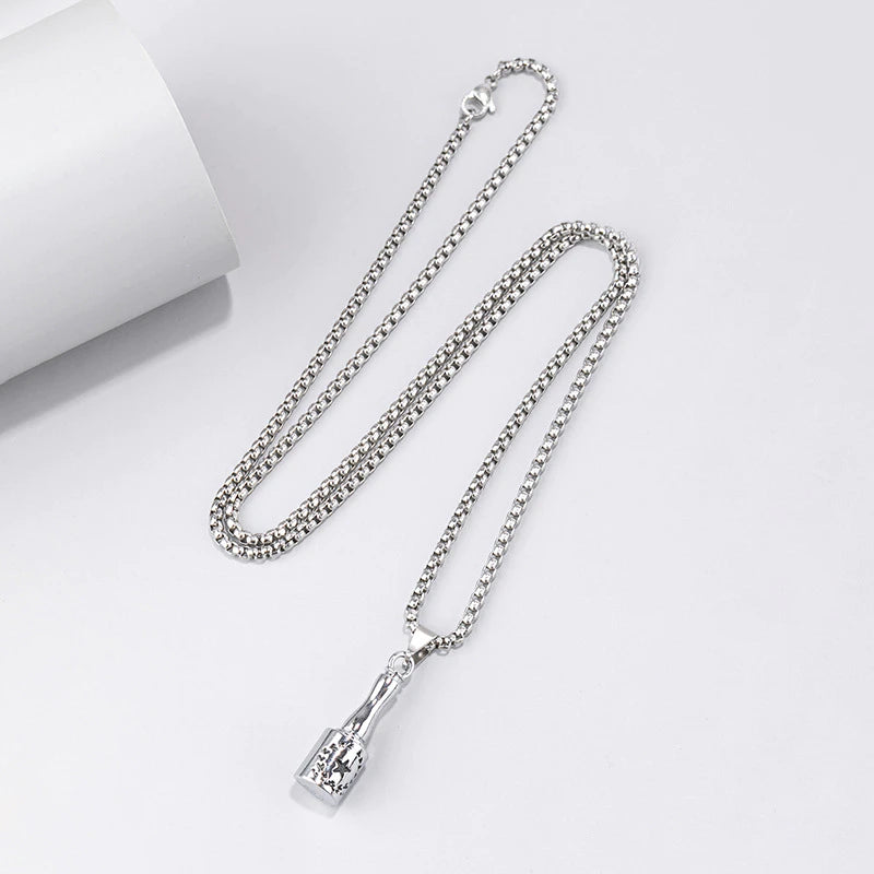 Metal Necklace Personality Pendant Sweater Sweater Chain