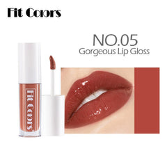 Colores de ajuste de 6 colores Hot Lip Lip Gloss Glossing Nourishing e Hydrating Big Mouth Lip Lip Lip Plumper