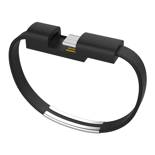 Armband Micro USB Typ C Kabel USB C -Datenladungskabel für iPhone xs x 8 7 Samsung Xiaomi Android USB -Telefonladegerät