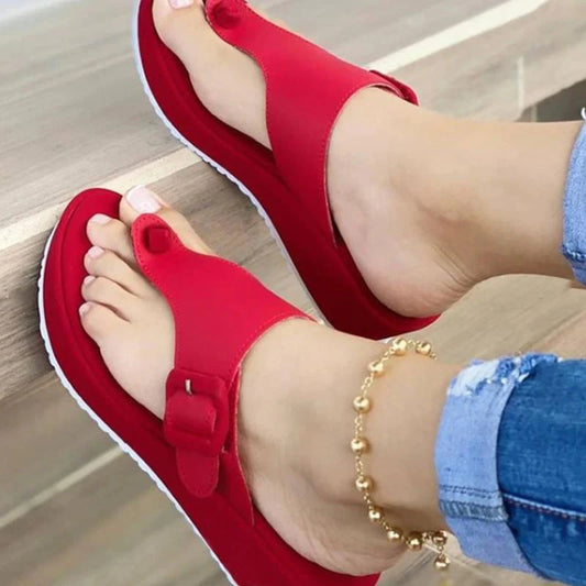 Kantaixin Sandalias para mujer zapatos de verano Plataforma de playa Toes Store Pu Leather Femenino Damas zapatillas casuales zapatillas de playa