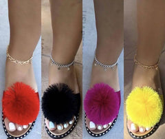 Sandalias de moda Sandalias zapatillas de verano zapatos de playa sin deslizamiento Fuera de las mujeres Purple UK 5.5 5.5