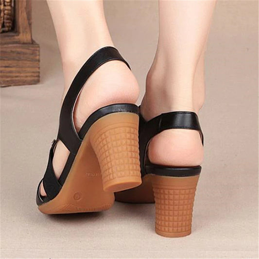 Fashion Fashion Casual Peep-Toe Anti-Slip Elastic Sandals Sodales
