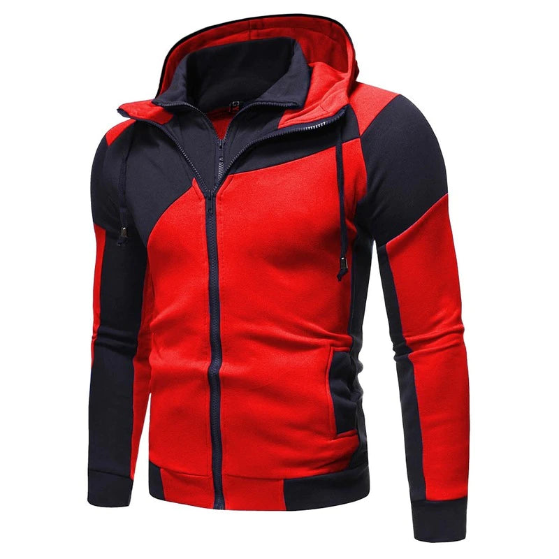 Men's Bomber Jacket for Spring Autumn Cardigan Jackets Hooded Sweatshirts Streetwear Male Overalls Quilted Coat Men Clothing