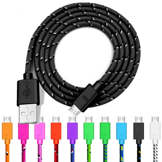 Micro USB Cable 2.4A Fast Lading CABO USB Micro Mobilfunkkabel Ladekabelkabel für Xiaomi Samsung S7 LG Android Cable