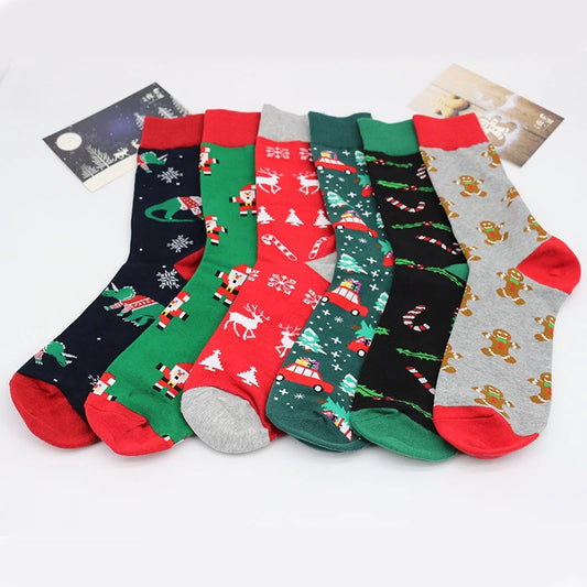 Calcetines de Navidad calcetines de moda calcetines de algodón de ternera