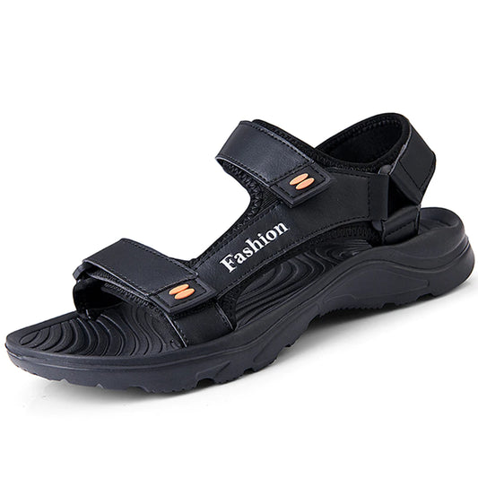 Mężczyźni Sandały Plaża sztuczna skórzana skórzana sandały na świeżym powietrzu buty Buty Nowe letnie męskie buty wodne Sandały plażowe