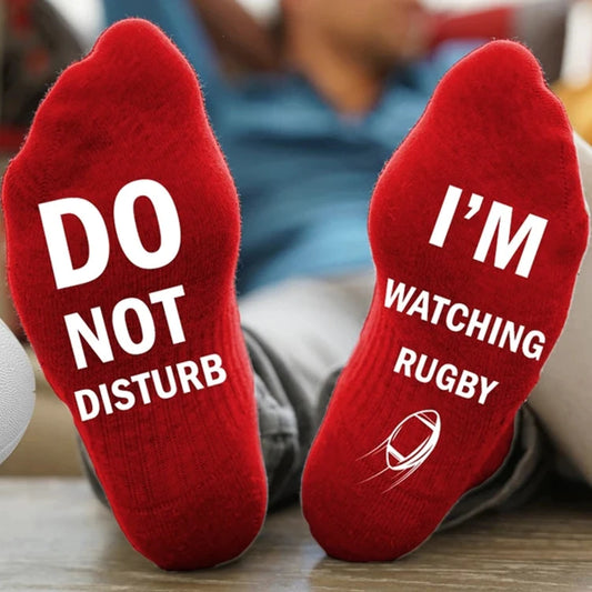 Chaussettes de chaussettes de rugby chaussettes de cheville unisexe