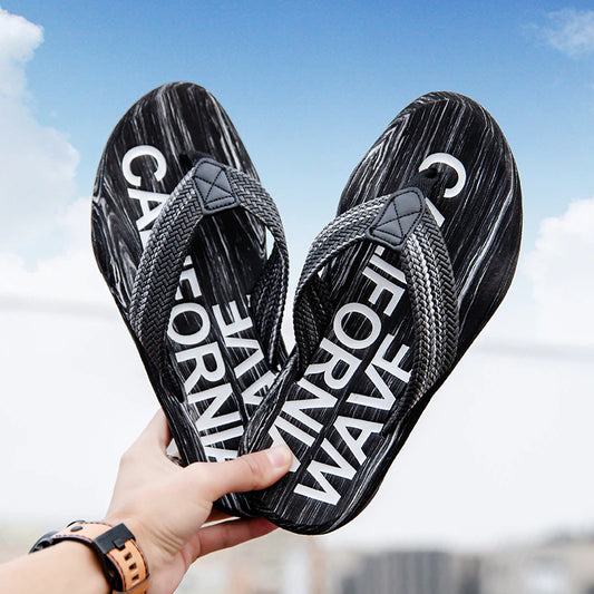 Wysokiej jakości marka gorąca wyprzedaż Flip Flops Men Summer Beach Kapcie mody swobodne kapcie bez poślizgu dużego rozmiaru 47 sandałów