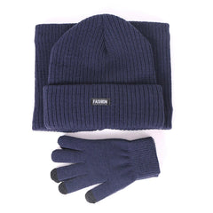 Warm Winter Hat, Scarf, and Gloves Set