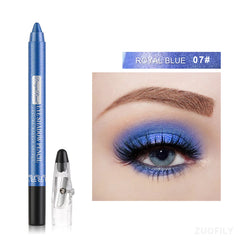 12 Color Highlighter Eyeshadow Pencil Waterproof Glitter Matte Nude Eye Shadow Makeup Pigment Cosmetics Blue White Eyeliner Pen