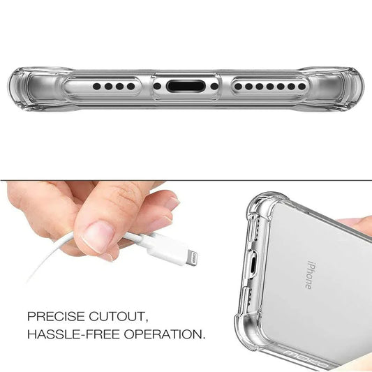 Soft TPU Silicona ultra delgada y una caja telefónica transparente para iPhone 11 12 13 Pro Max XS Max XR X y para iPhone 6S 7 8 SE