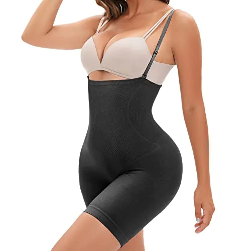 Body Shaper für Frauen Oberschenkel schlanker Ganzkörper Shapewear nahtloser Hintern Lifter Unterwäsche Bodysuit