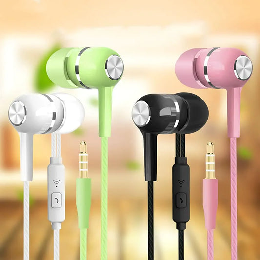 Huawei Mobile Wired zestaw słuchawkowy In-Ear 3,5 Sports Entern Słuchawki słuchawki słuchawki muzyczne z mikrofonem przewodowym telefonem