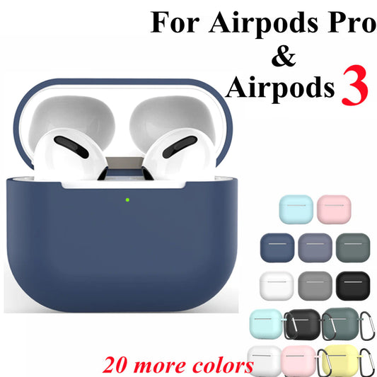 Case de silicona para AirPods Pro Case AirPods 3 Bluetooth inalámbrico para Apple AirPods 3 Case Case de auriculares Caso de Air Pods Pro 3