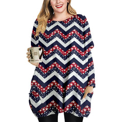 Independent Station Plus Size Christmas Loose Dress