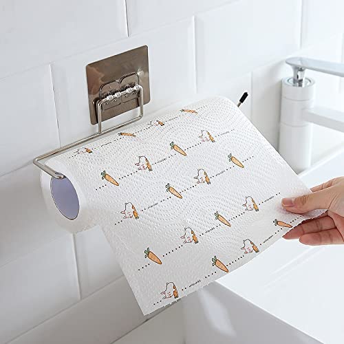 Soporte de papel higiénico Almacenamiento de la toalla de papel de baño Gancho de la pared de la pared Papel higiénico Organizador del hogar Accesorios para el baño