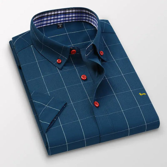 Camicia da uomo a maniche corte New Mens Ploid Summer Wear Abbigliamento da uomo in stile casual coreano Design di moda Design da business camicie