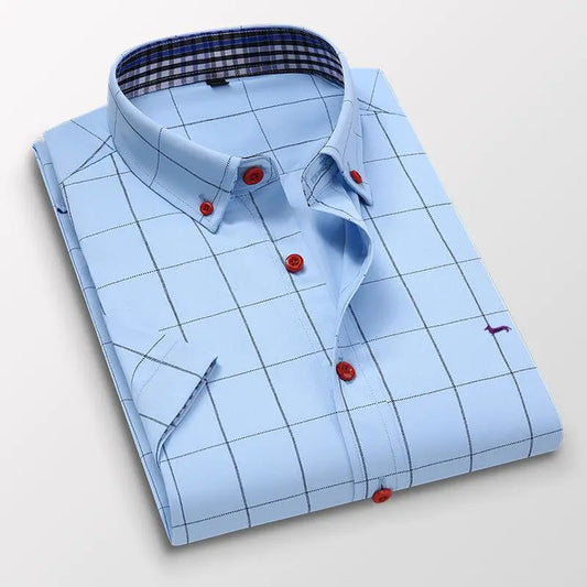 Camicia da uomo a maniche corte New Mens Ploid Summer Wear Abbigliamento da uomo in stile casual coreano Design di moda Design da business camicie