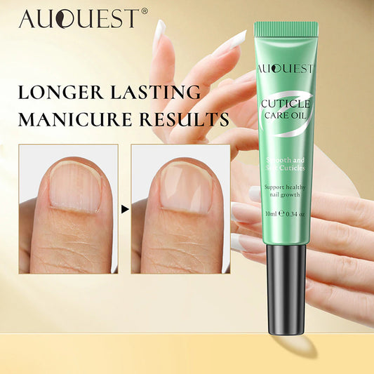 Loción de reparación de uñas nutritiva anti-fibra de la piel con brillo brillo de esmalte de uñas Aceite de uñas