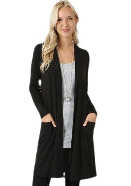 Amhomely Coats for Women Liquidación, mujer vintage casual de cardigán larga suéter de abrigo