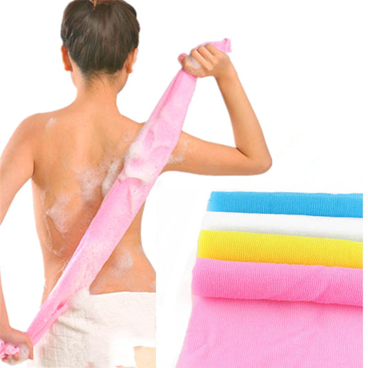 Schönheitshaut Bades Waschhandtuch langes Peeling Peeling Nylon Bades Tuch Handtuch, magischer Duschwaschlappen für Körper