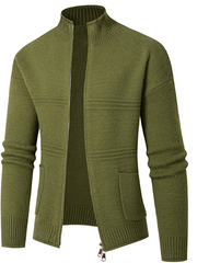 M.O.o un abrigo de cárdigan de suéter para hombres